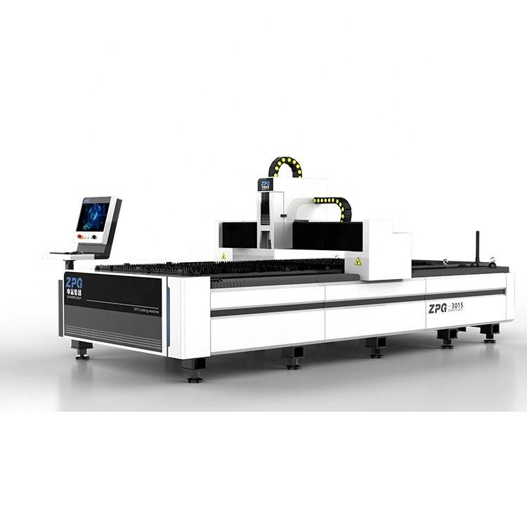 Zpg Fiber Laser Cutter for Steel Aluminum Sheet Metal Jinan Raycus Fiber Laser Cutting Machine