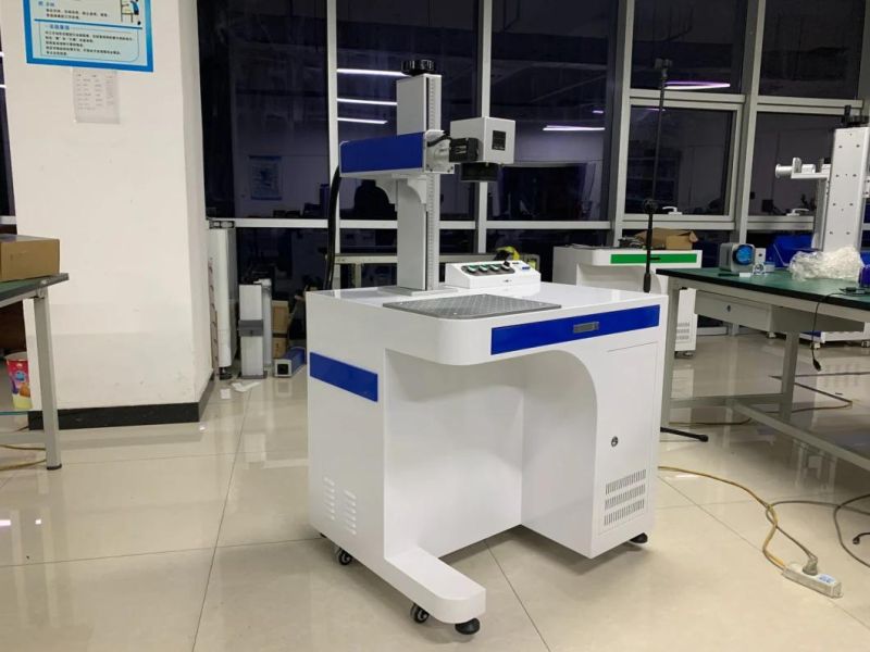 50W Optical Silver Gold Brass Cutting Fiber Laser Marking Machine