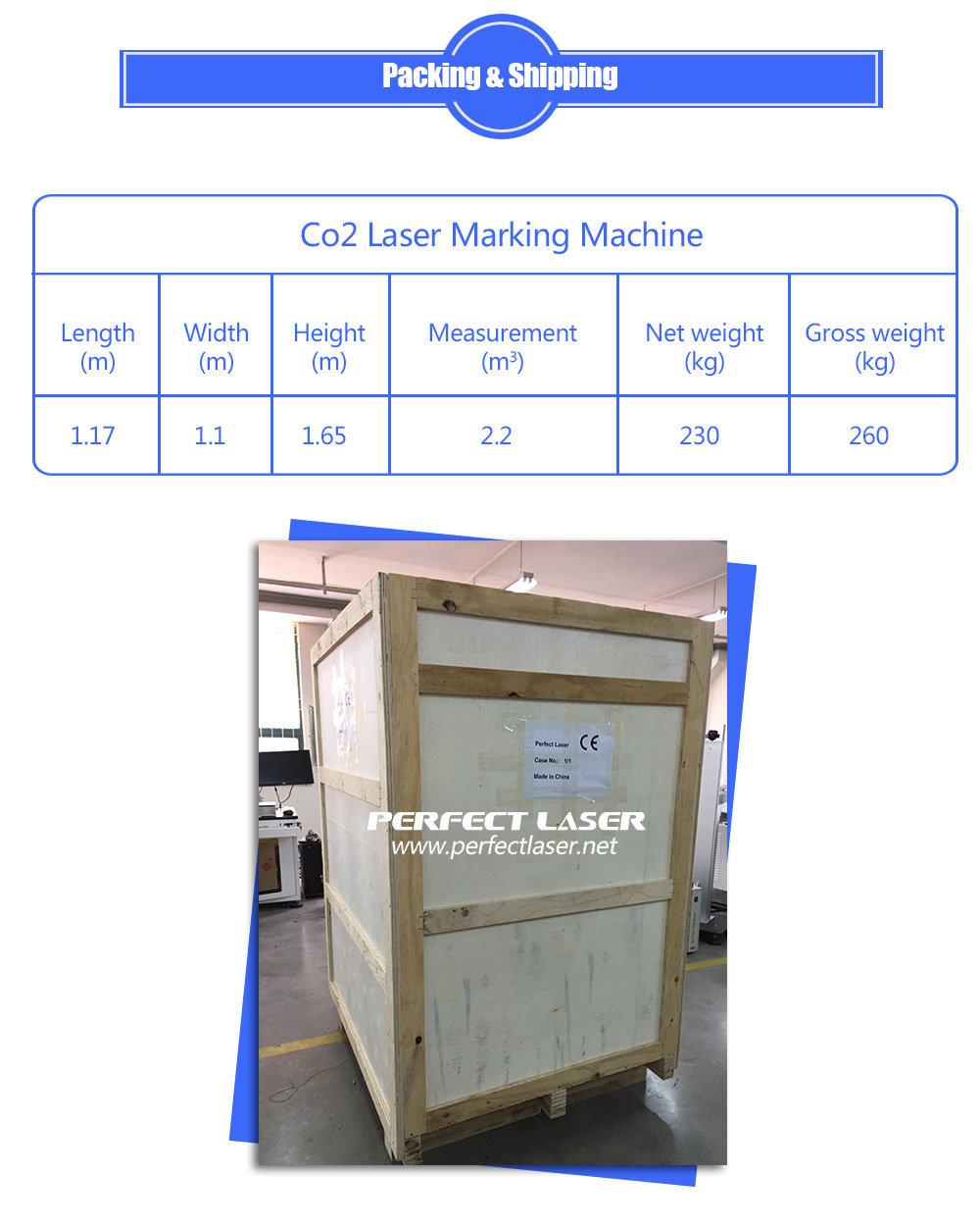 Fast Speed Machine CO2 Laser Marking System (USA RF Metal Tube)