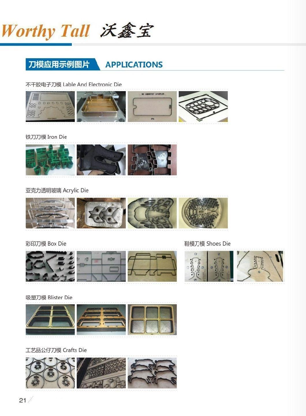 Wt-1500W Die Board Laser Cutting Machine