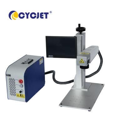 Metal Plate Logo Laser Coding Printer Machine