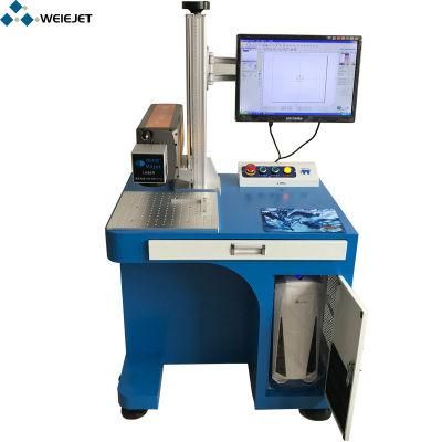 CO2 Desktop High Speed Laser Marking Machine/Laser Engraving Machine for Food/Tobacco and Alcohol Package Coding Printer