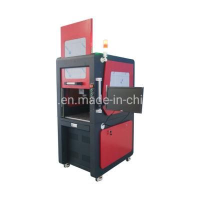Enclosed 3D Color UV Fiber Laser Printer Marking CNC Engraving Machine for Metal and Nonmetal