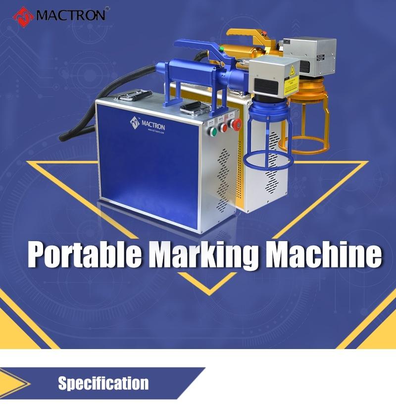 Hand Held Enclosed Ce Standard Engraving Fiber Laser Marking Machine with Computer