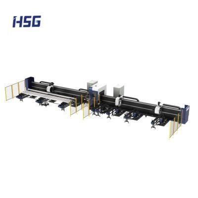 Fiber Laser Cutting Machine Cutting Metal Tube 5mm 6mm