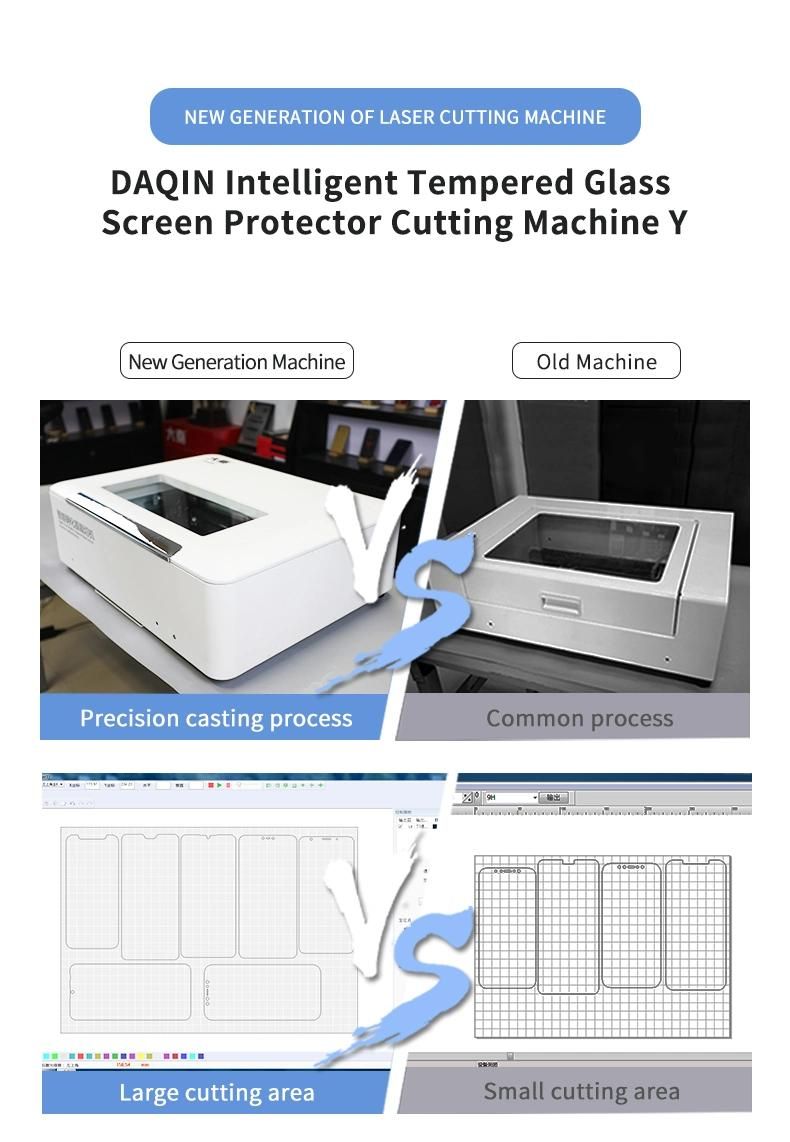 Laser Screen Protector Cutting Machine for Any Model Mobile Phone