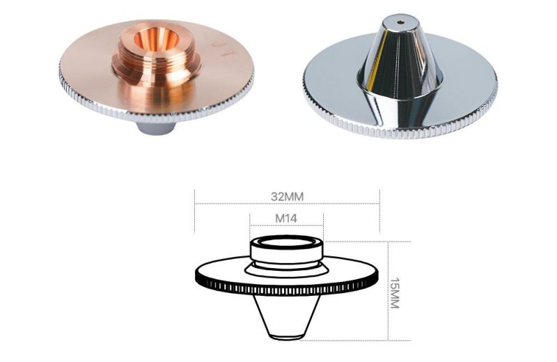 Laser Ceramic Cutting Nozzle Raytools Cutting Nozzle