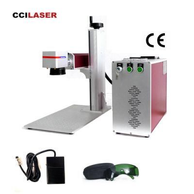 Portable Mini Fiber Laser Marking Machine Fiber Laser Printer for Jewelry Metal Bearing Watch Ring