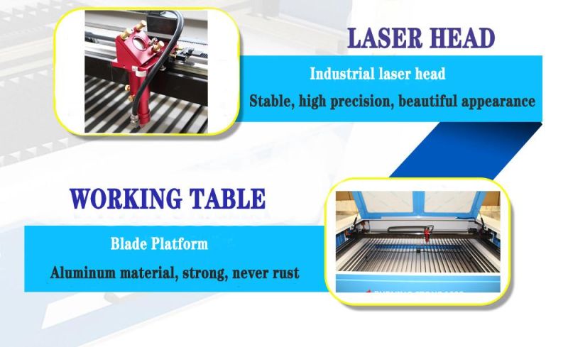 Fast Speed CO2 Laser Cutting Machine 80W Cm1390e MDF Cutting Machine