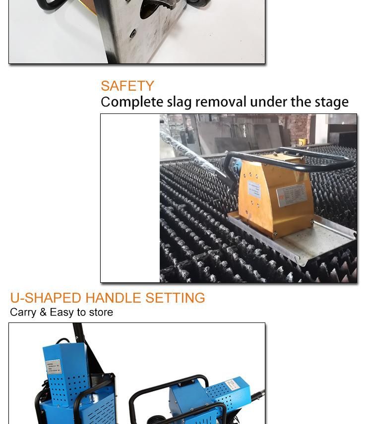 Industry Voltage 220V Slag Remover Laser Cutting Worktable Slat Cleaner