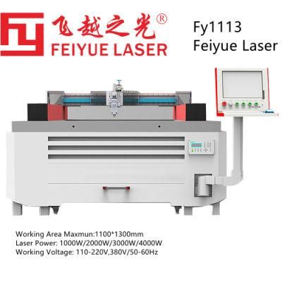 Fy1113 Feiyue CNC Sheet Metal Laser Cutting Machine, Fiber Laser Cutting Machine Price, Fiber Laser 1000W/2000W/3000W/4000W