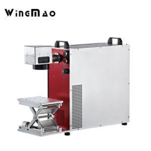 Optical Fiber 20W Portable Mini Fiber Laser Marking Machine for Metal