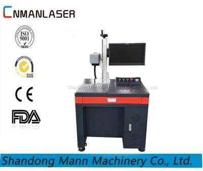 30W Fiber Laser Marking Machine with CCD Camera for Small Chips