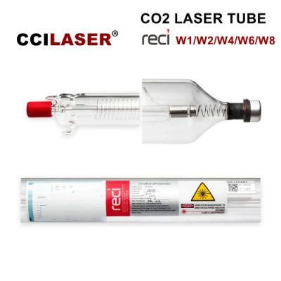 75~90W Reci W2 Laser Tube 1050mm Length 80mm Diameter Machinery Part Laser Source