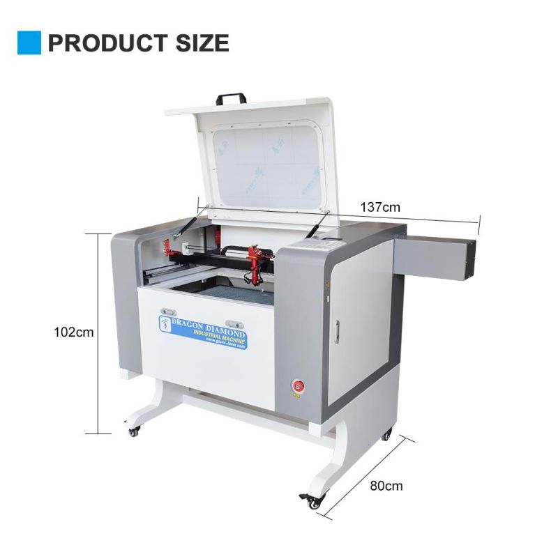 Laser 400mm*600mm Couper Graver Cuir Acrylique Verre Machine