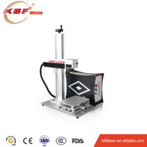 Handle Extraposition Light Path Portable 20W Fiber Laser Marking Machine with Fixture