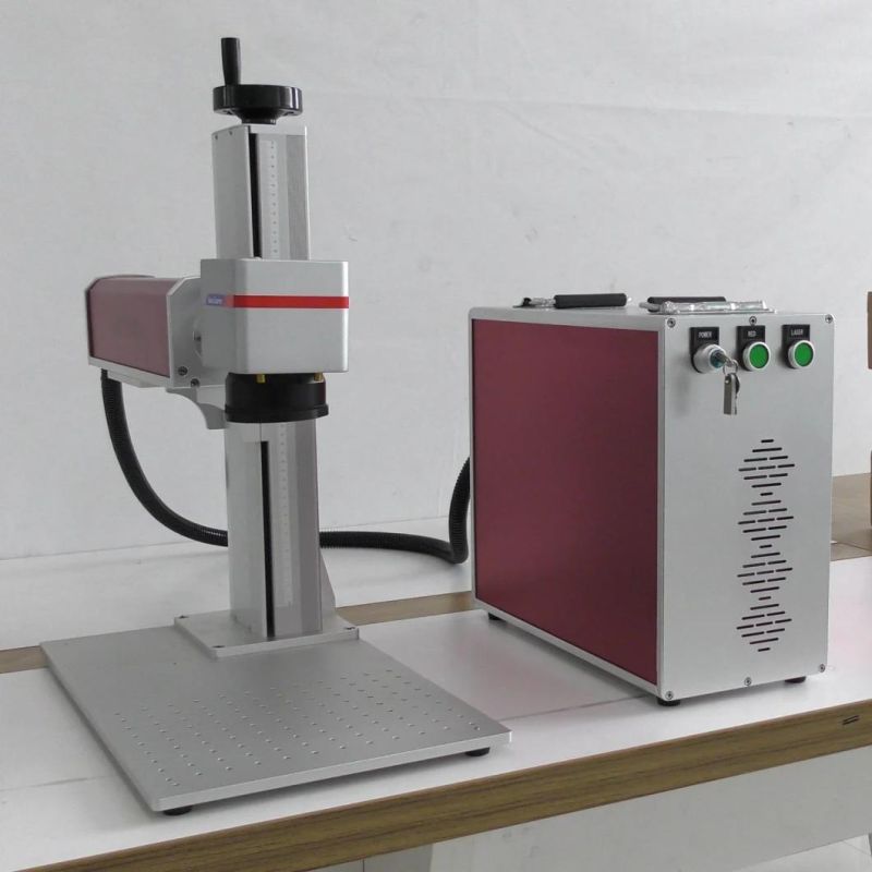 Desktop Mini Portable Fiber Laser Marking Machine Engraving Machine Manufacturers 20W 30W 50W 100W for Metal Steel