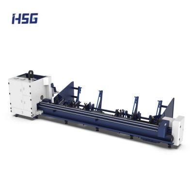 Wholesales Product Pipe Laser Cutter Metal Processing Machinery Tube CNC Fiber Laser Cutting Machine Factory Quotation 1500W Price