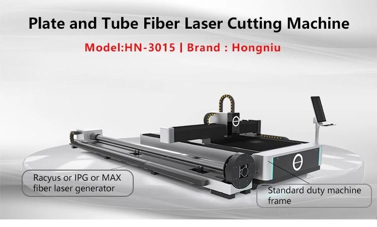 High Quality High Precision Fiber Laser Cutting Machine with Tube