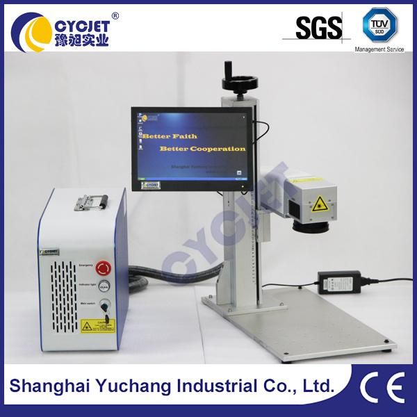Small Metal Sign Laser Marking Machine Factory/Laser Coding Machine Supplier