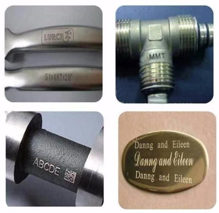Sliver Gold Metal Table Type 30W 50W 100W 3D Design Ring Fiber Laser Marking Machine for Logo