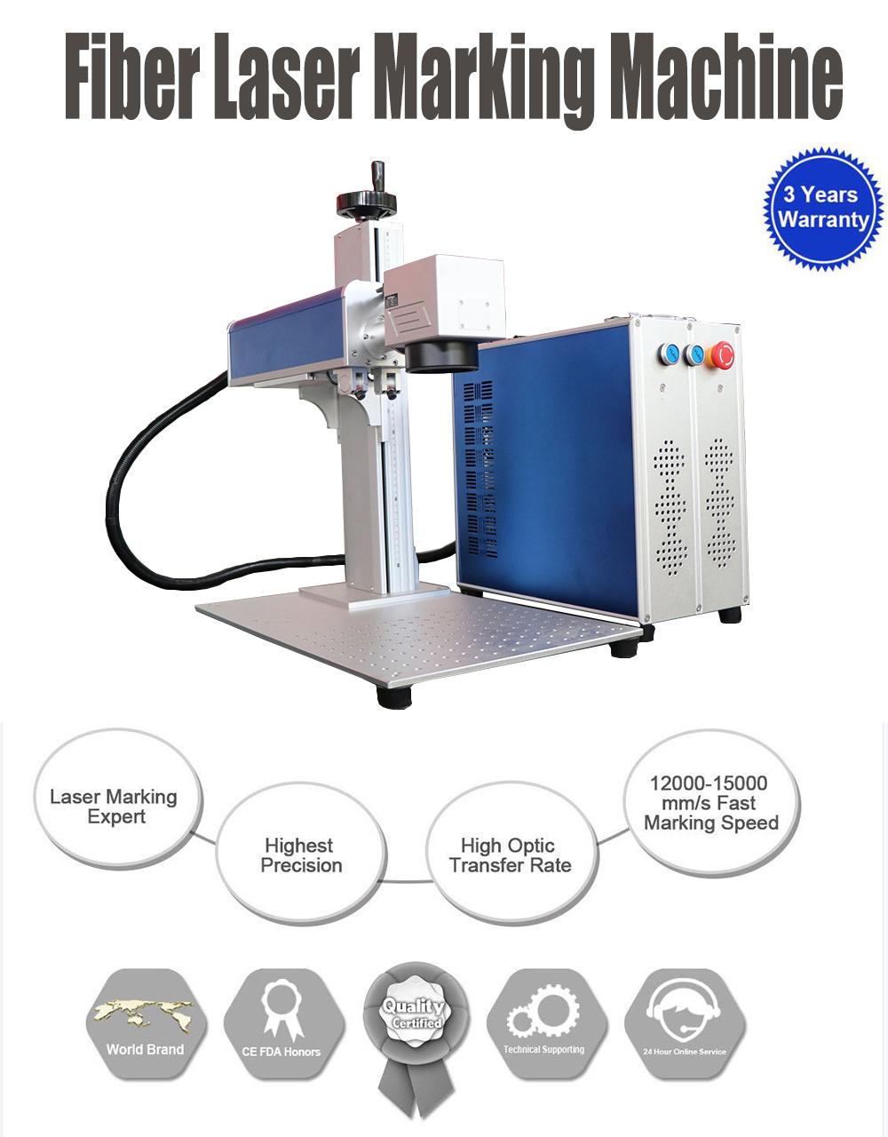 30W Metal Label Jewellery Keyboard Raycus Laser Marking Machine