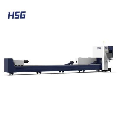 Iron Tube Fiber Laser Cutting Machine 3000W CNC Tube Cutter