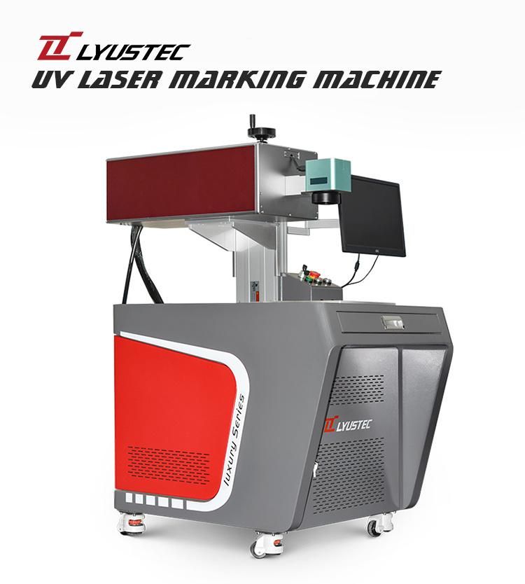 Nameplate Laser Marking Machine UV Laser Source System with Computer