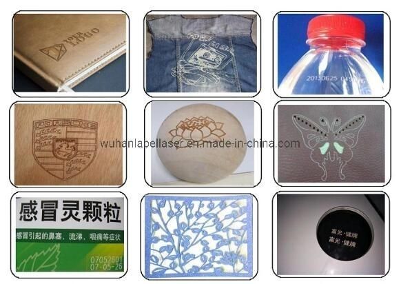 Flying CO2 Laser Marking Machine for Cosmetcis Plastic/Glass Bottle