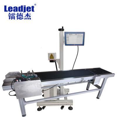Leadjet 20W 30W Flying Fiber Laser Printer for Metal Marking