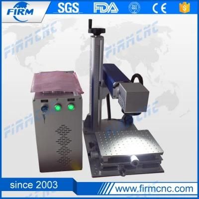 Mini Portable Rotary 20 Watt Metal Fiber Laser Marking Machine