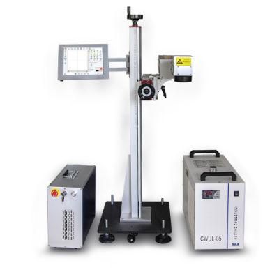 UV 3W 5W 10W Conveyor Flying UV Laser Marking Machine for Engraving Perfumes Glass Plastic