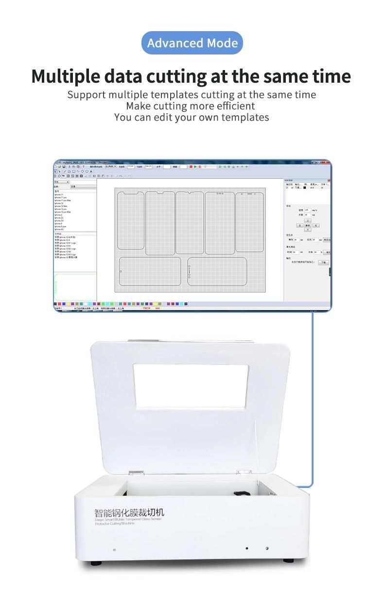 Laser Screen Protector Cutting Machine for Any Model Mobile Phone