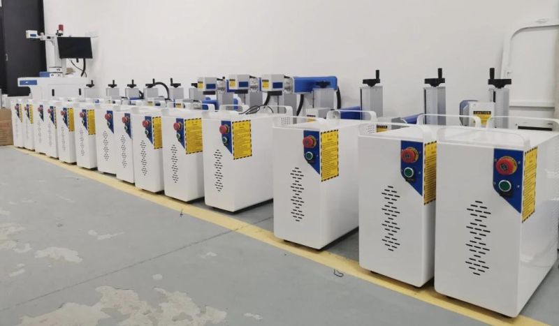 Cyclops Camera 60W Mopa Fiber Laser Marking Machine for Engraving Firearms Gun
