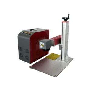 110*110mm 200*200mm 20W Raycus Fiber Laser Marking Machine Portable Split