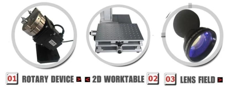 20W Portable PVC Wire Fiber Metal Laser Marking Printing Machine