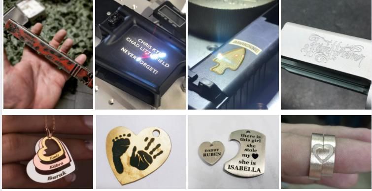 50W 60W Portable Fiber Laser Marking Machine for Metal Engraving