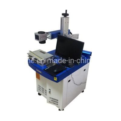 Color Mask 3D Dynamic Raycus 20W 30W 50W Metal Fiber Laser Marking Machine with Rotary