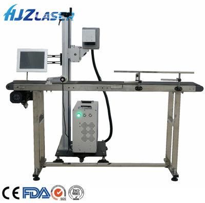 Water Bottle CO2 Flying Laser Marking Machine for Expire Date