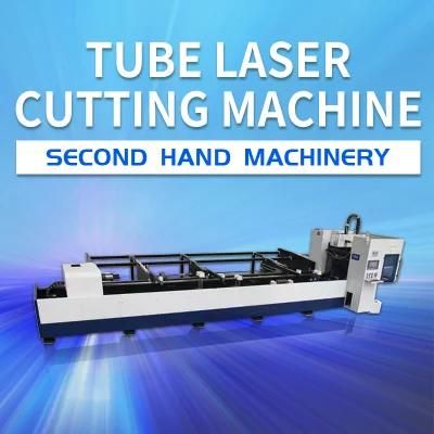 Used 1000W Tube Stainless Steel Cutter Fiber Laser Cutting Machine