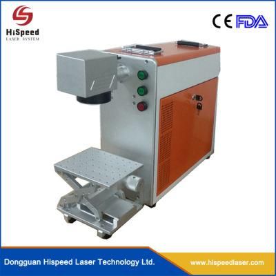 High Quality Portable Fiber Laser Marking Etching Engraving Machine for Metal Material