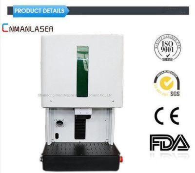 20W Fiber Marking Machine Laser for Hard Plastic Environmental Protection Material