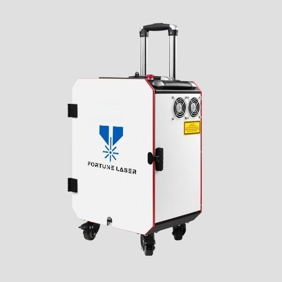 Laser Rust Removal Machine 50W 100W 200W Portable Pulse Laser Cleaning Machine Sale in Albania Armenia Azerbaijan