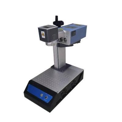 Portable Desktop Jpt UV Laser Marking Machine Rotary 3W 5W UV Marker Glasses Metal Nonmetal