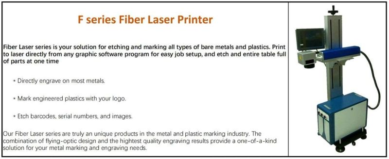 Fiber Laser Type Logo Words Time Date HDPE Tube Printer
