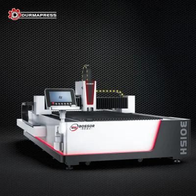 Large 3015 Fiber Laser Cutting Machine 1kw with CE Certification Tested by Authorities with Long Time Warranty