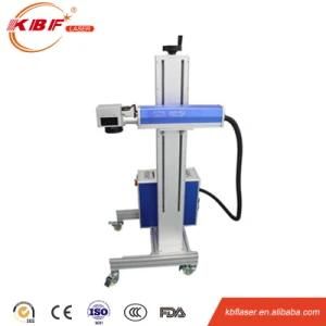 Top Grade 30W Portable Fiber &amp; CO2 Metal Non-Metal Fly Laser Marking Machine for Food Package