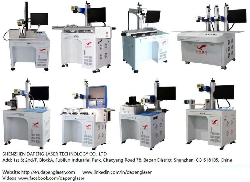 Low Price 20W 30W 50W Fiber Laser Marking Machine Engraved for Metal Nonmetal Material