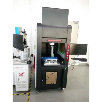 Dapeng Full Covered Enclosed Optical Fiber Laser Marking Engraving Machine for Metal Mobile Phone Watch Pens