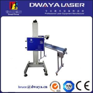 20W Fly Fiber Laser Marking Machine with Pipeline for Label Ring